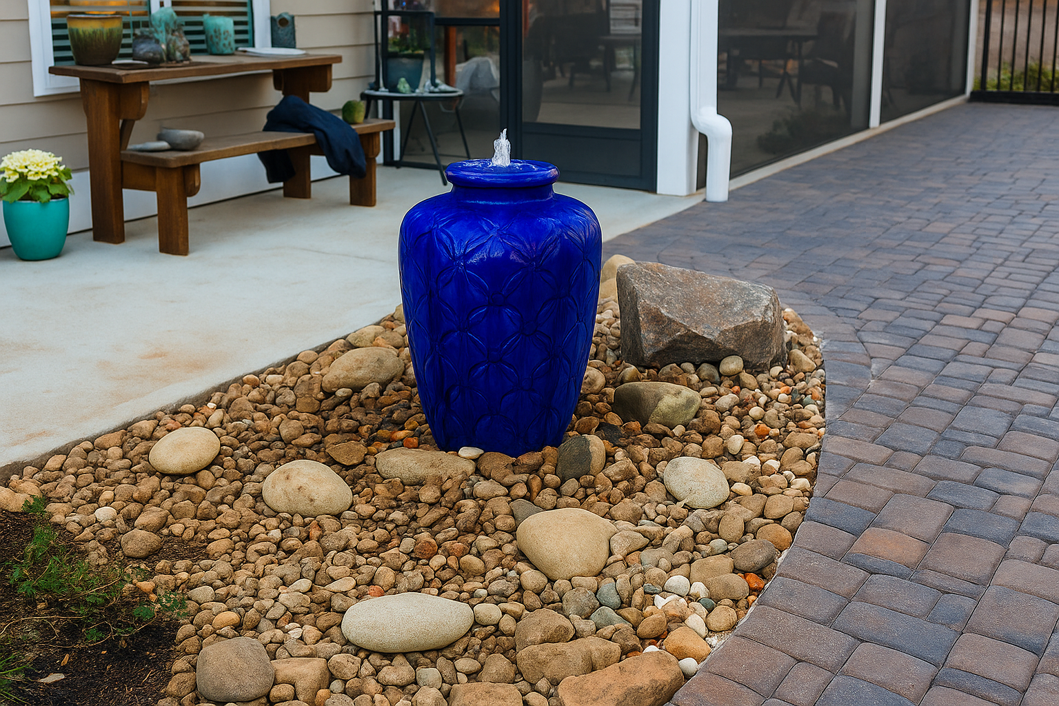 Ceramic Fountain Feature